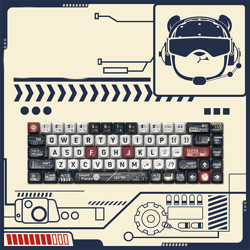 Mechanical Keyboard Original Theme Thermal Sublimation Process Keycaps