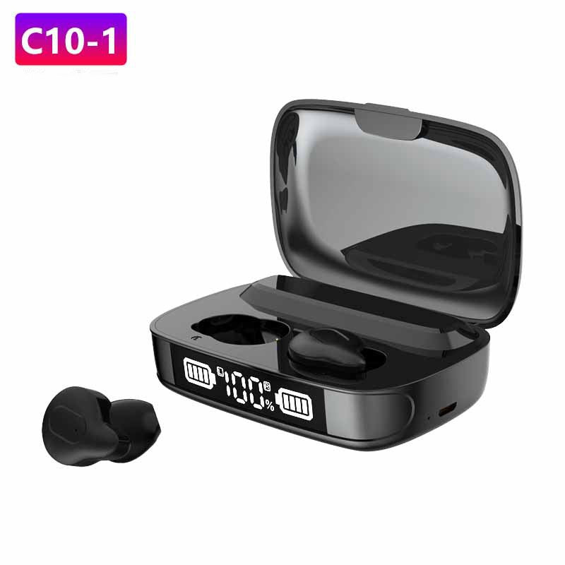 C10-3 Wireless Binaural Private Mode Battery Display Bluetooth Headset