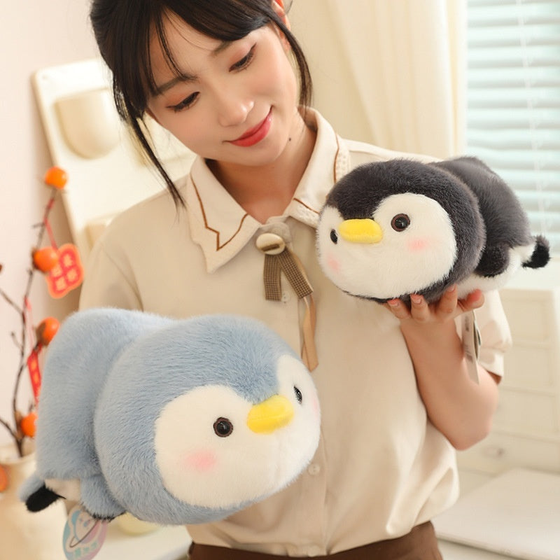 Jouets en peluche Éléphant Pingouin Panda Petit panda Lapin blanc Cadeau d'anniversaire pour fille