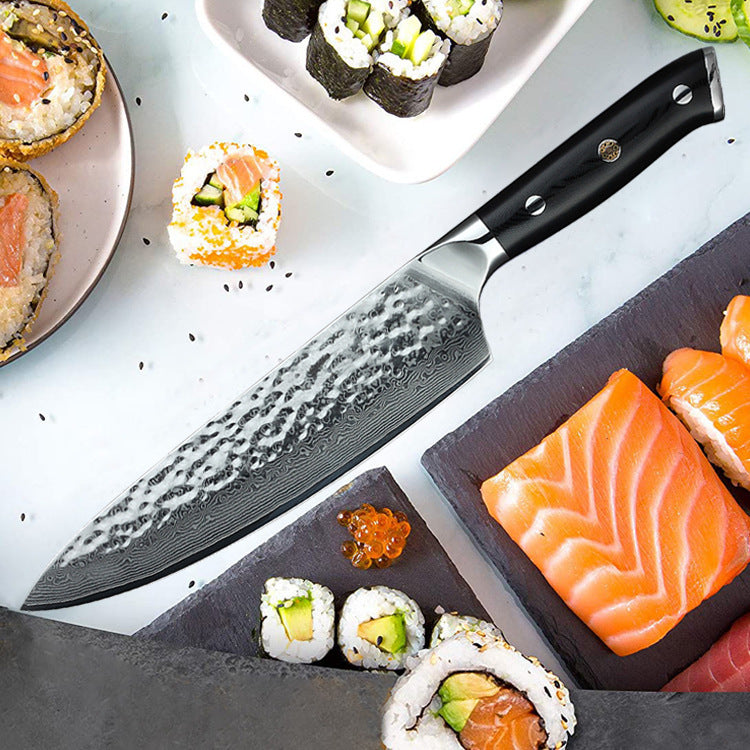 Couteau occidental de chef pour saumon et bœuf – Couteau à trancher occidental