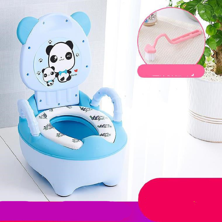 Male Baby Sits On A Toilet Special For Children''s Artifact