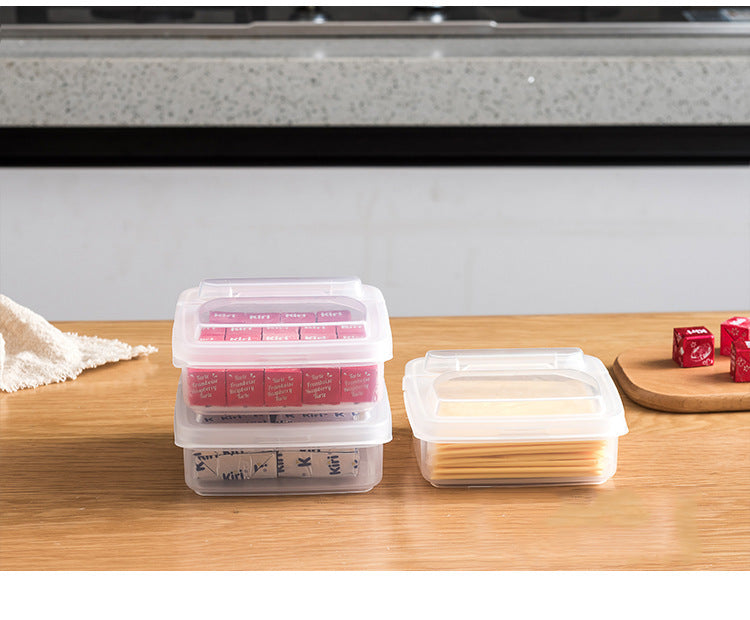 Japanese-style Cheese Slice Storage Box Refrigerator Flip