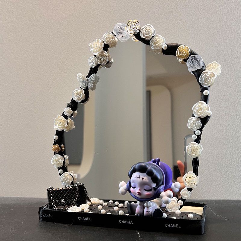 Decorated With Irregular Makeup Mirror Style