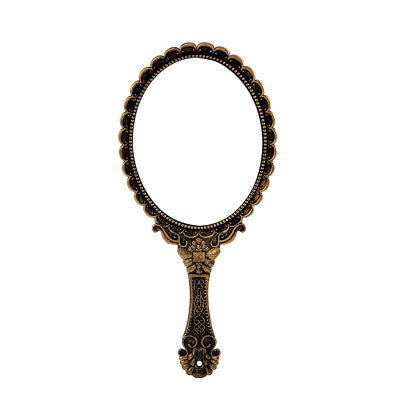 HD Handheld Makeup Mirror Portable Handle