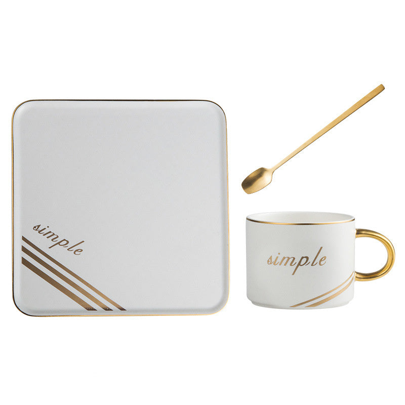 Creative ceramic coffee cup set