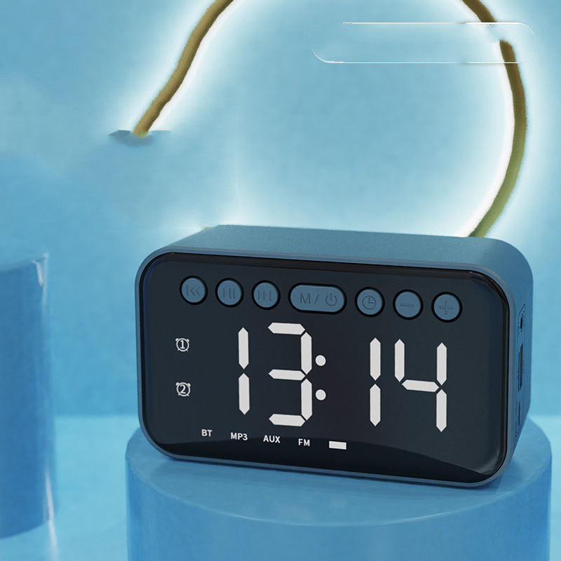 Internet Celebrity Douyin Dual-time Alarm Clock Mini Bluetooth Speaker