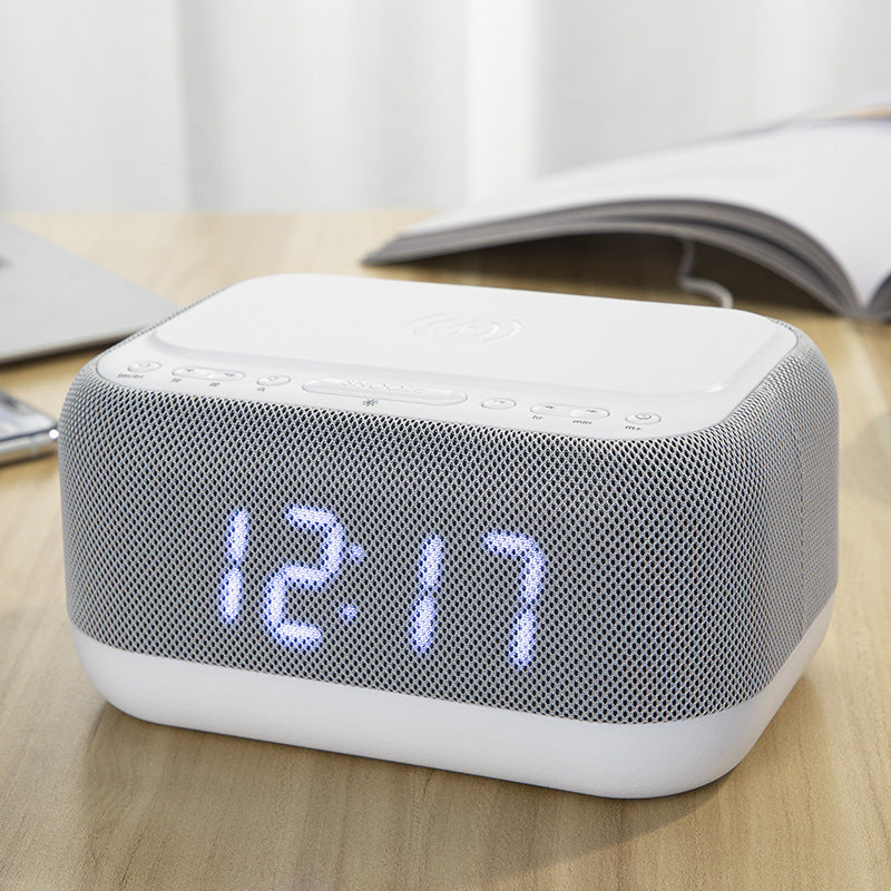 Wireless Charging Bluetooth Speaker Alarm Clock