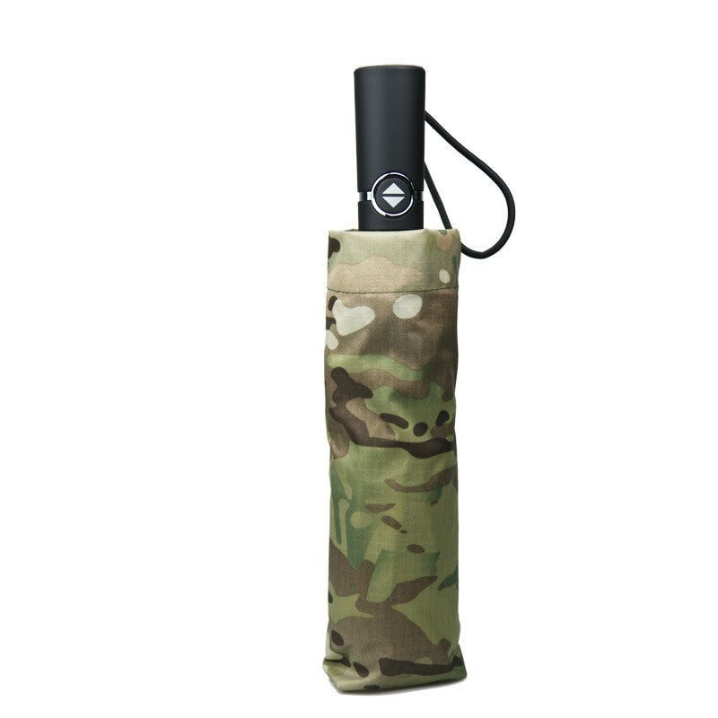 Semi-Automatic Umbrella Mc Camouflage Folding Wind-resistant Sunscreen