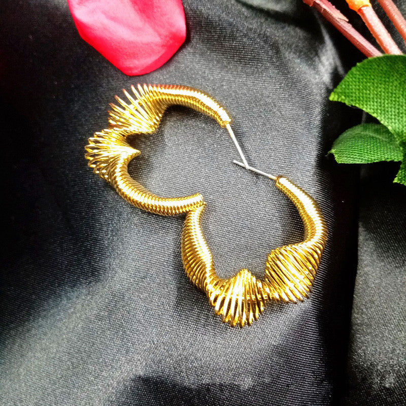 Individual spring earrings