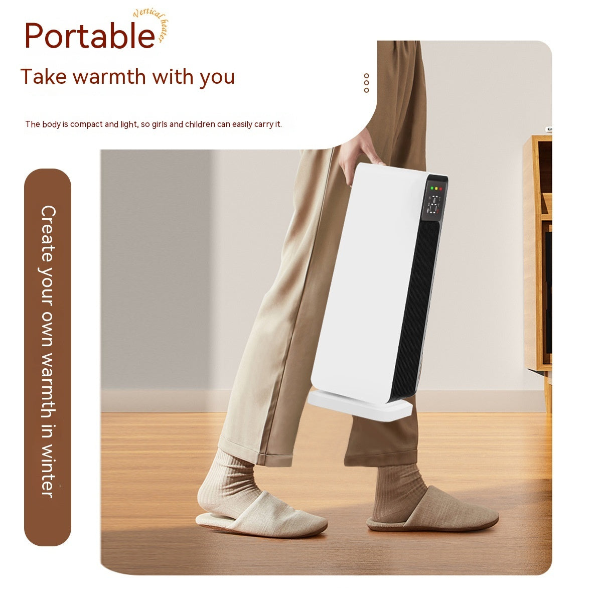 Petit Climatiseur Pieds Chauds Mains Chaudes Électrique