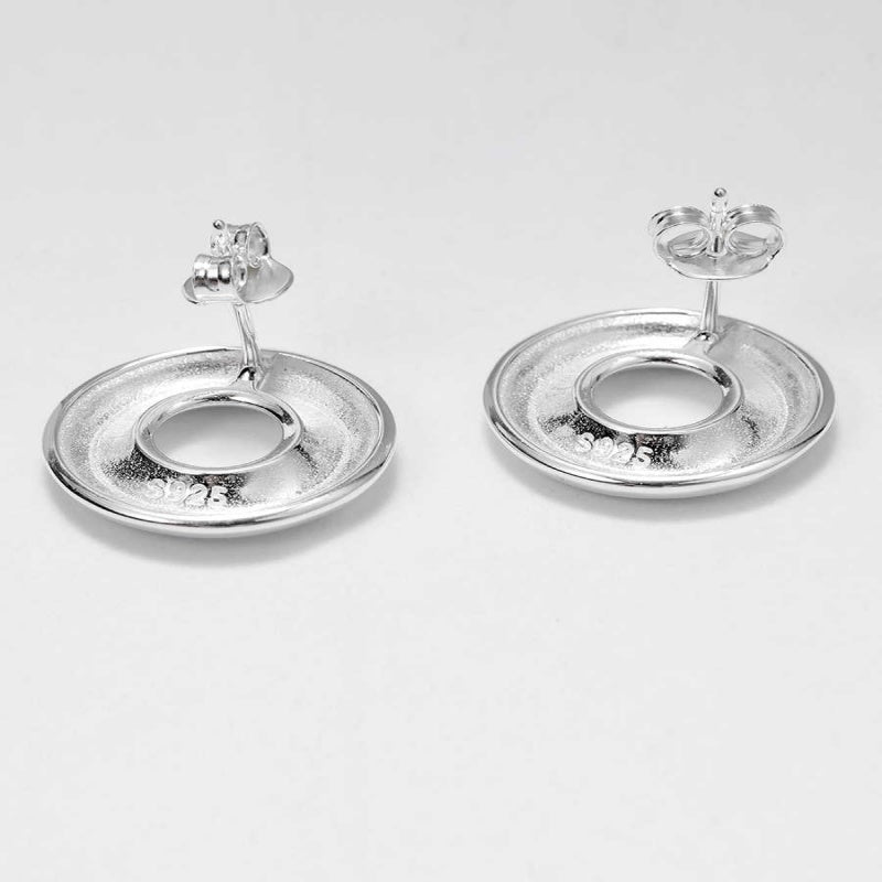 S925 Sterling Silver O-ring Earrings For Men And Women