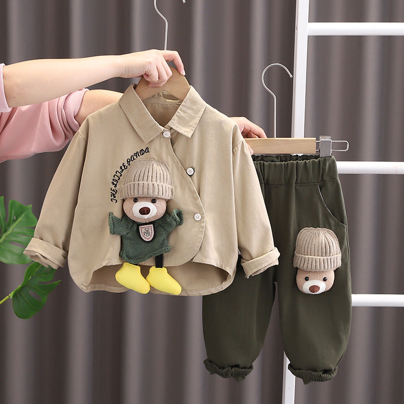 Baby Western Style Fashion Spring Clothing Suit