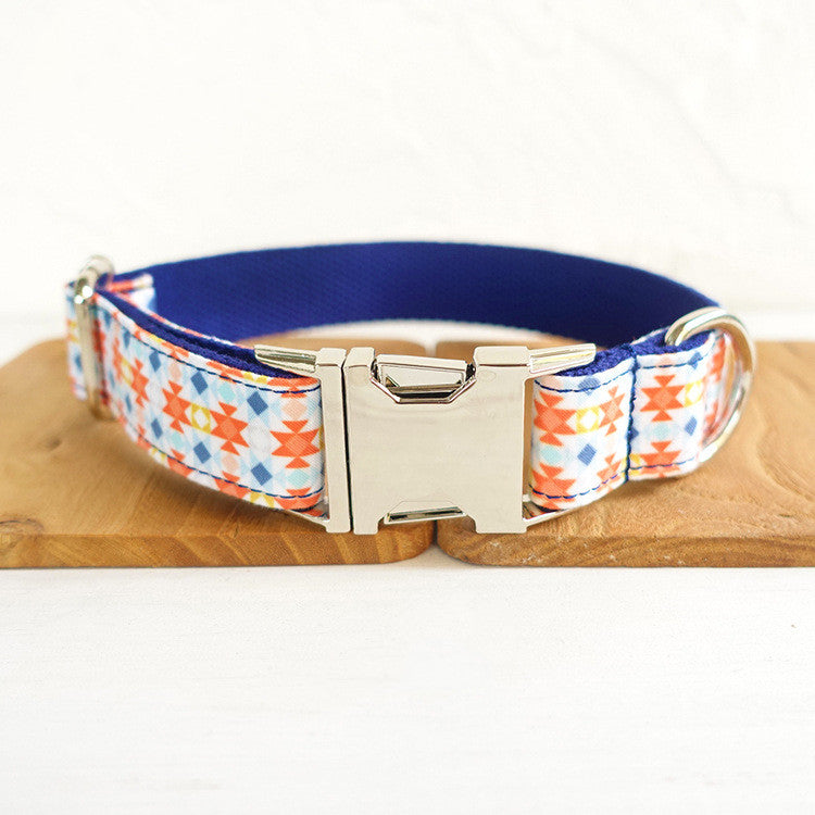Creative And Simple Pet Traction Rope Collar Set