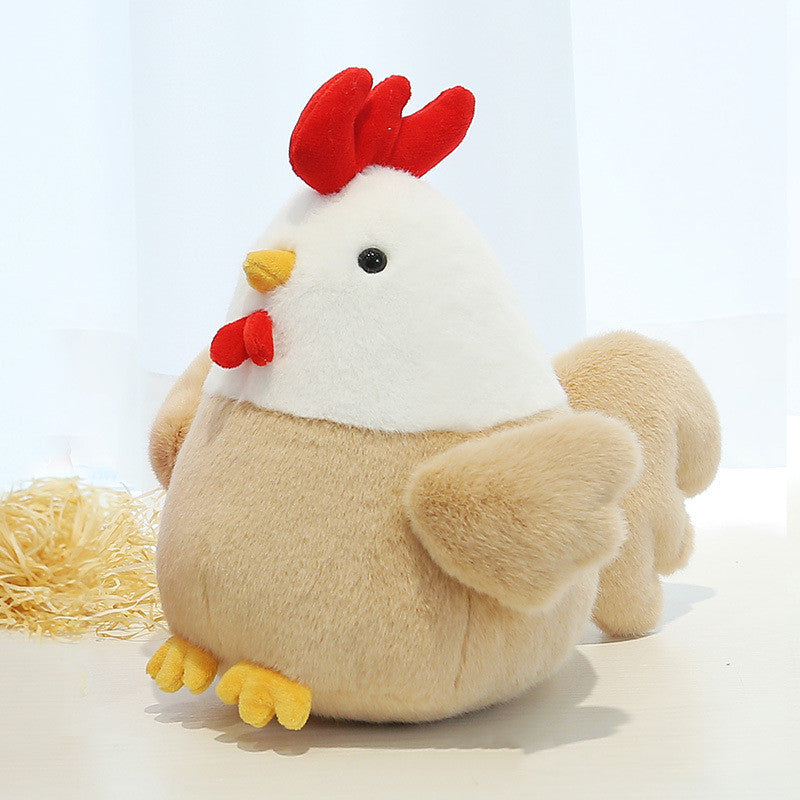 Plush Stuffed Chicken Doll Cute Ragdoll Soft