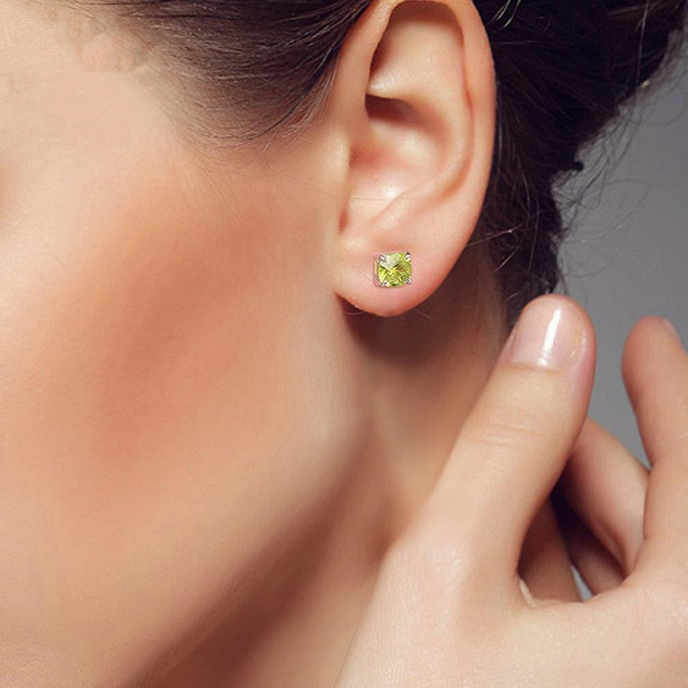 Natural Peridot Earrings