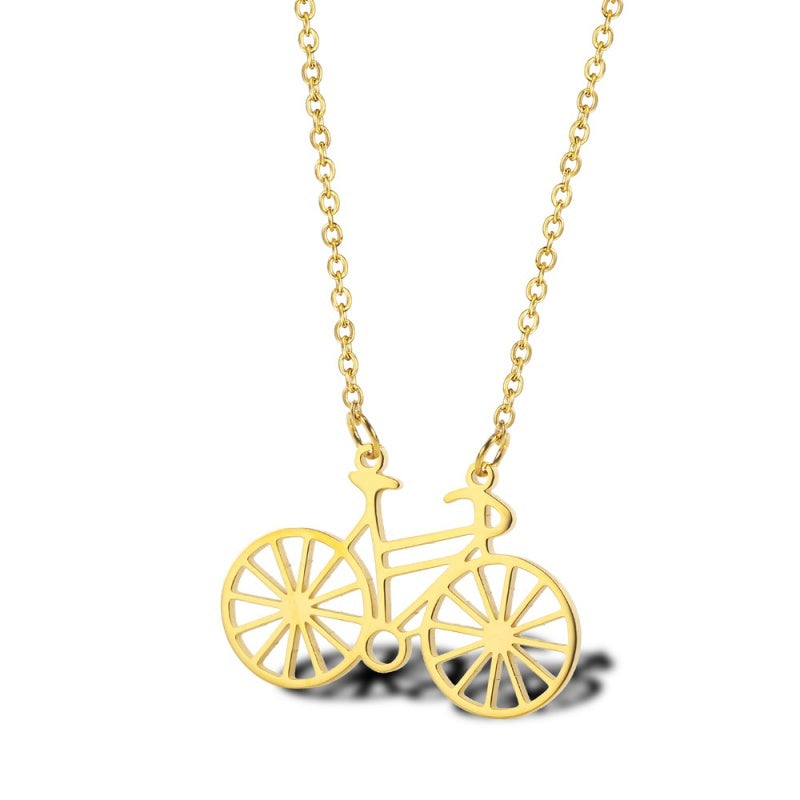 Simple And Clear New Style Bicycle Bicycle Necklace