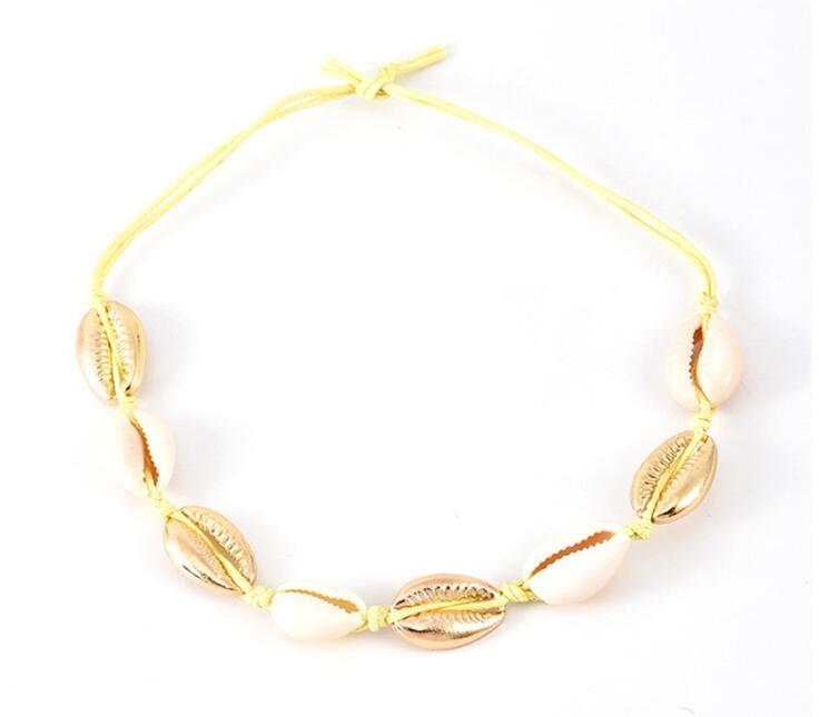 Cheville de plage populaire pour femme, coquille tissée, chaîne en diamant, pendentif abeille entièrement pavé, multicouche