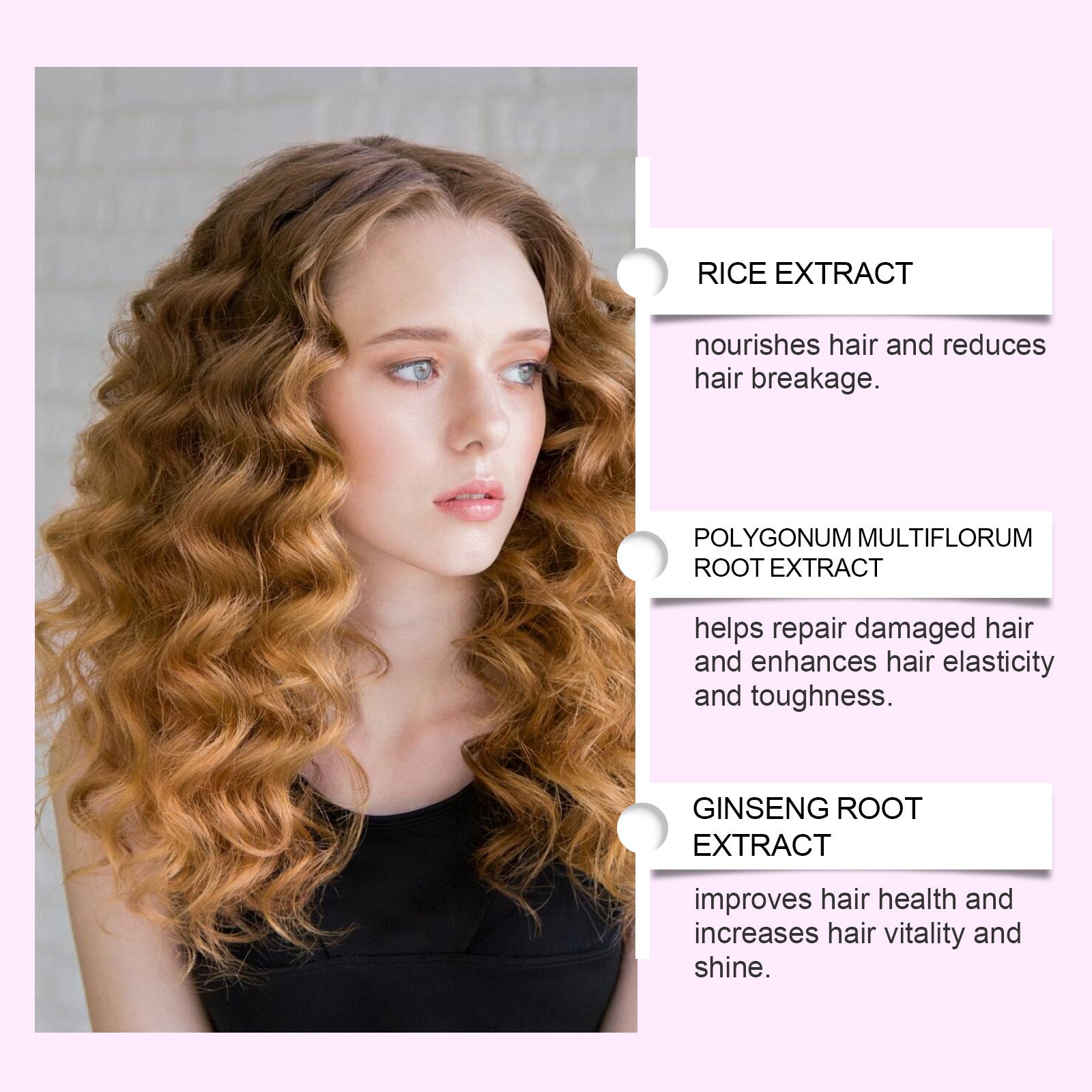 Nourishing Hair Smoothing Manic Hair Brightening Elastin