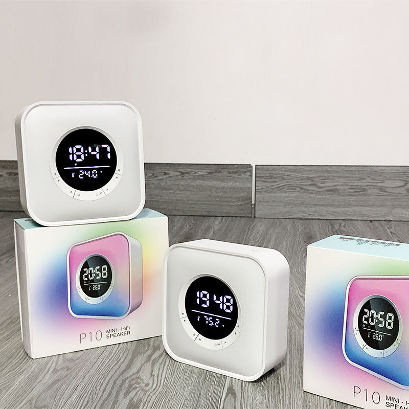 Desktop LED Wireless Speaker Alarm Clock