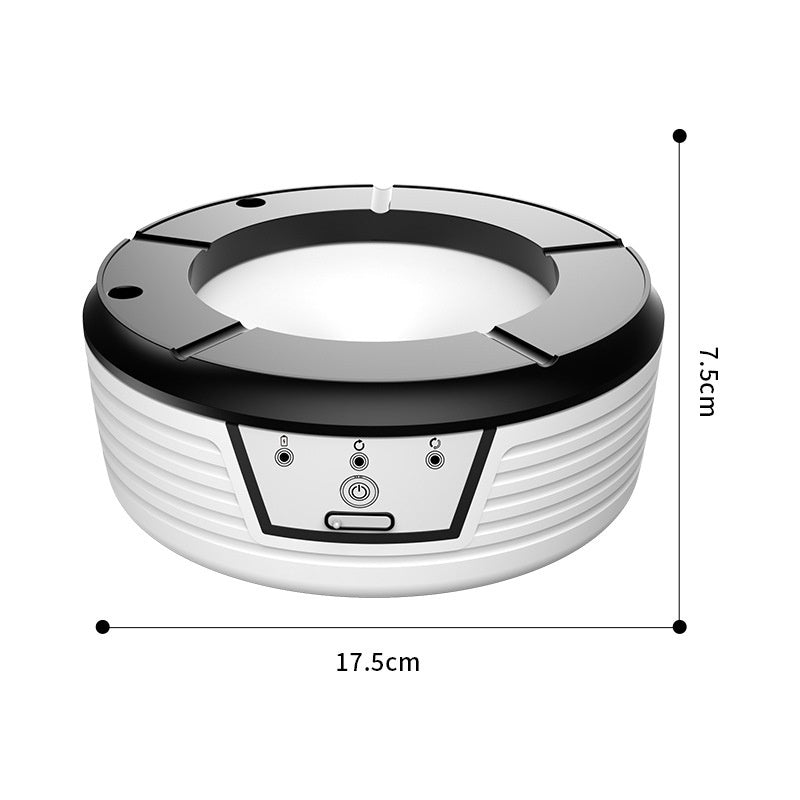 Fashion Circulating Water Filter Prevent Fly Ash Smart Ashtray