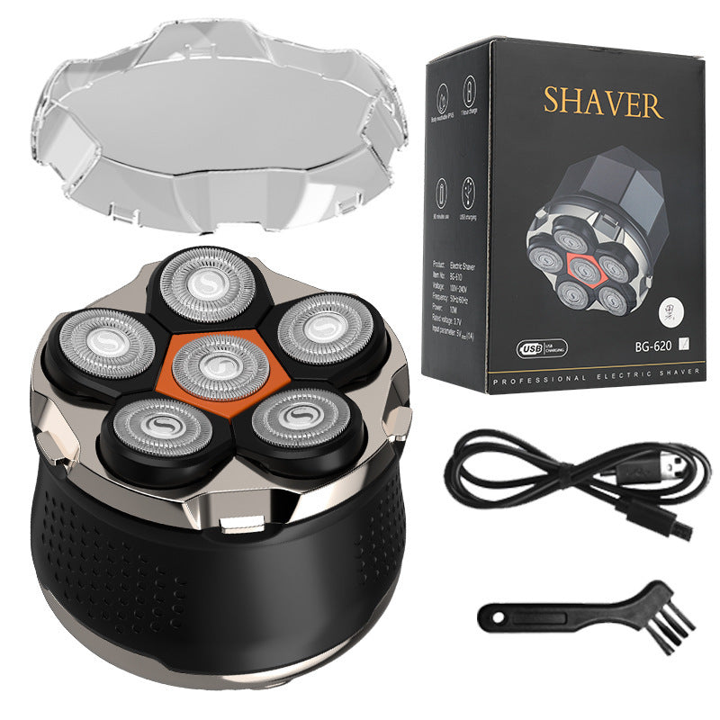 Men's Hair Clipper 6D Magnetic Suction Cutter Head