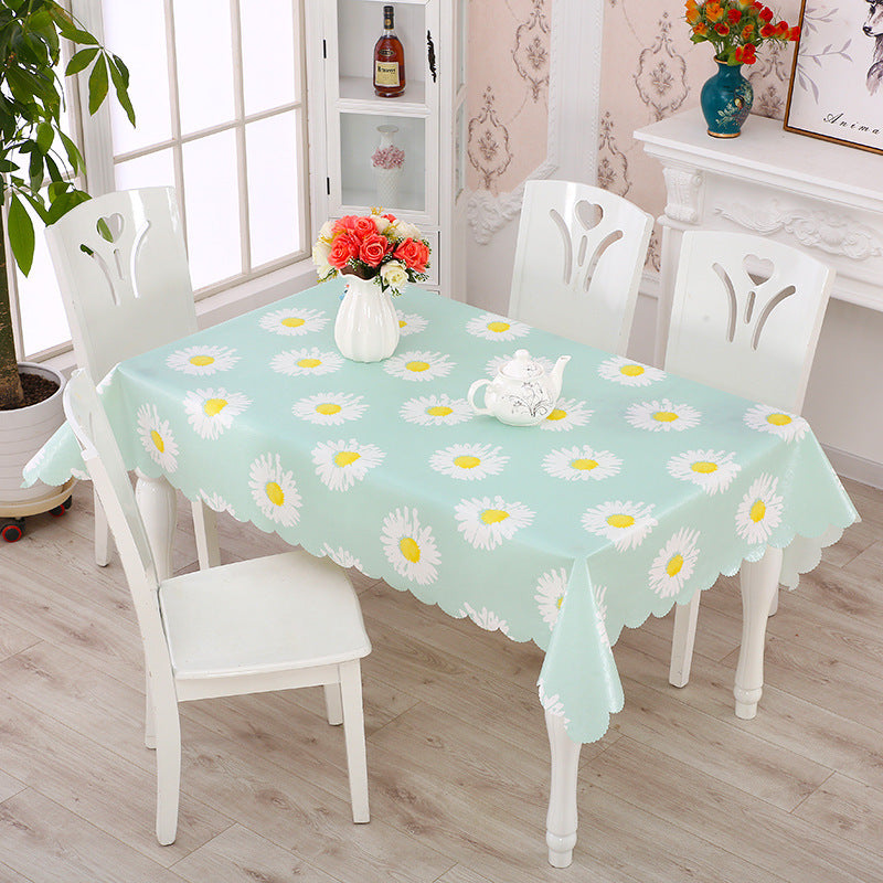 Waterproof Tablecloth Disposable Plastic Rectangular Household