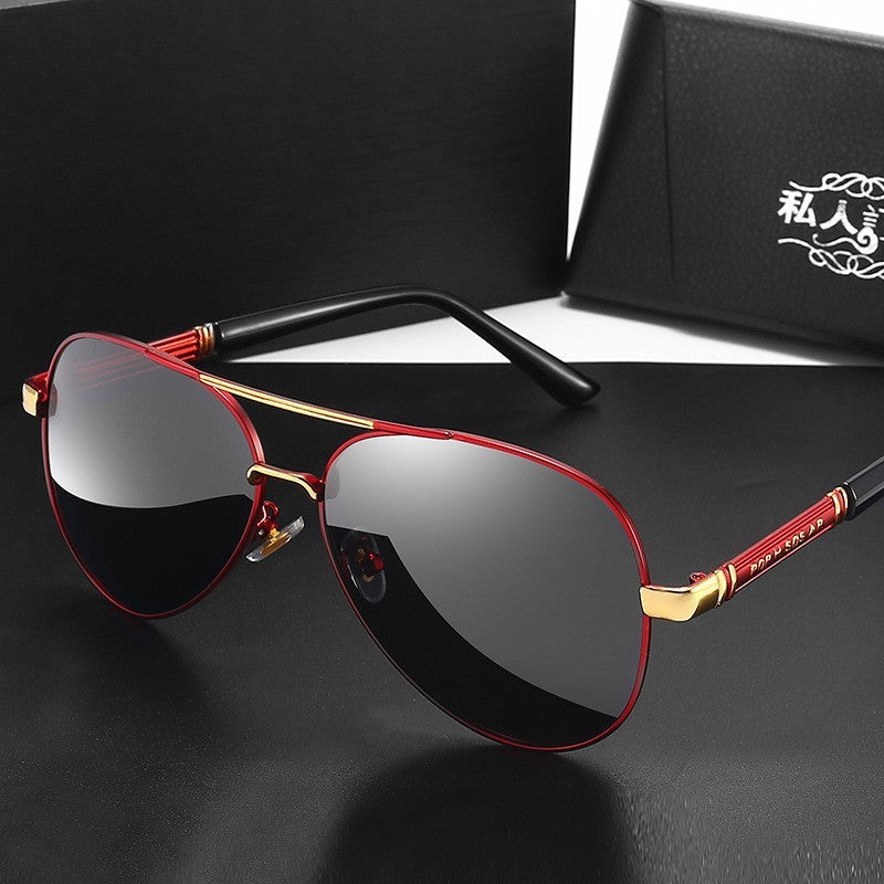 New Polarized Sunglasses Men's Metal