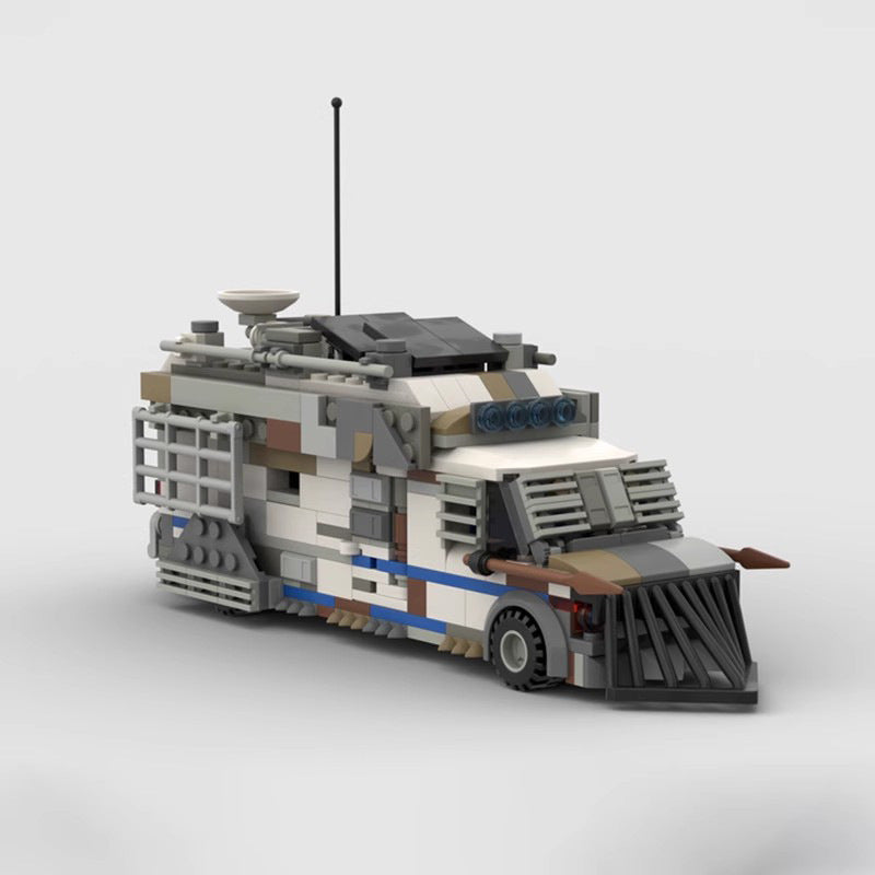 MOC-161498 Doomsday Communication Car Building Blocks Toy Car Model Intelligence Gift Decoration