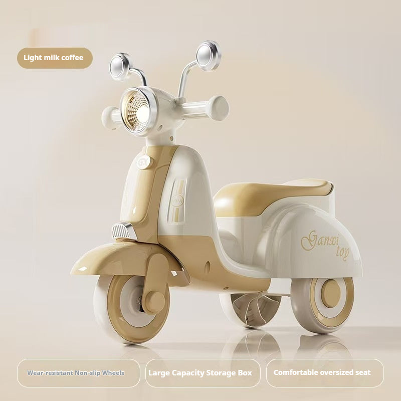 Children's Motorcycle Scooter Tricycle Boys And Girls Baby Walker Sliding