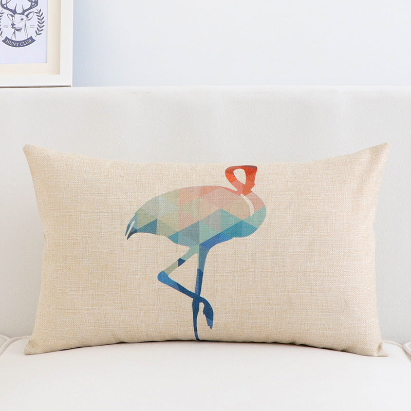 Cushion Car And Office Chair Long Shape Pillow Cover