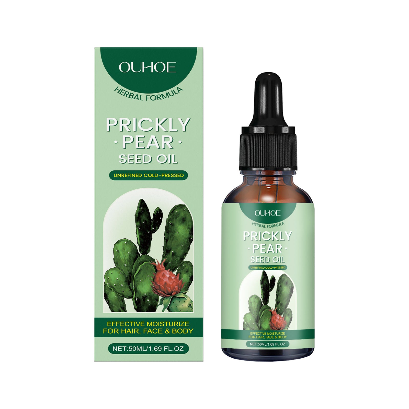 Huile essentielle de massage au cactus, hydratante, douce, pour les cheveux et la peau du corps entier, soin corporel à base de plantes