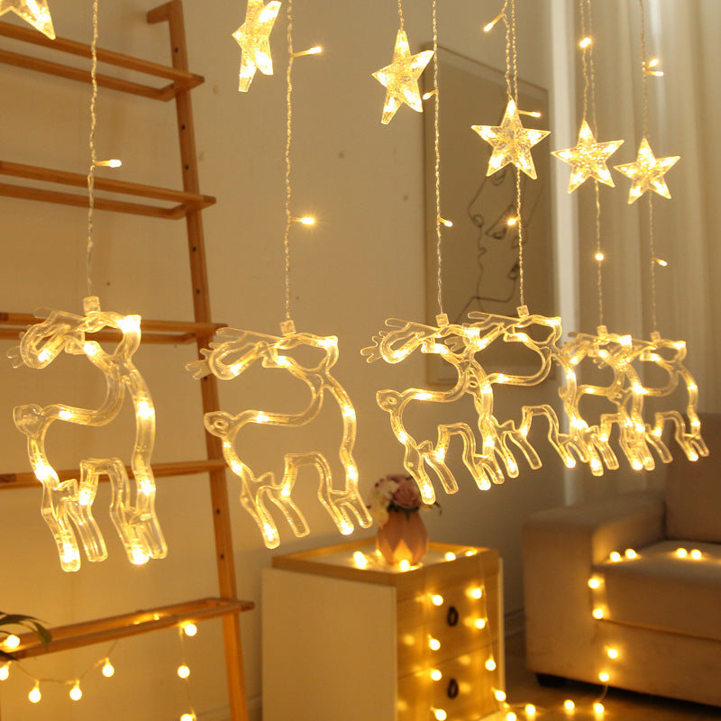 Led Decorative Light String Ins Net Red Creative Star Curtain Light