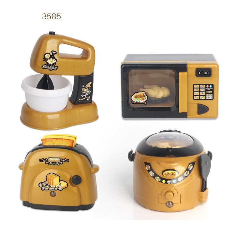 Mini Kitchen Set Girl Simulation Play House Appliance Toy