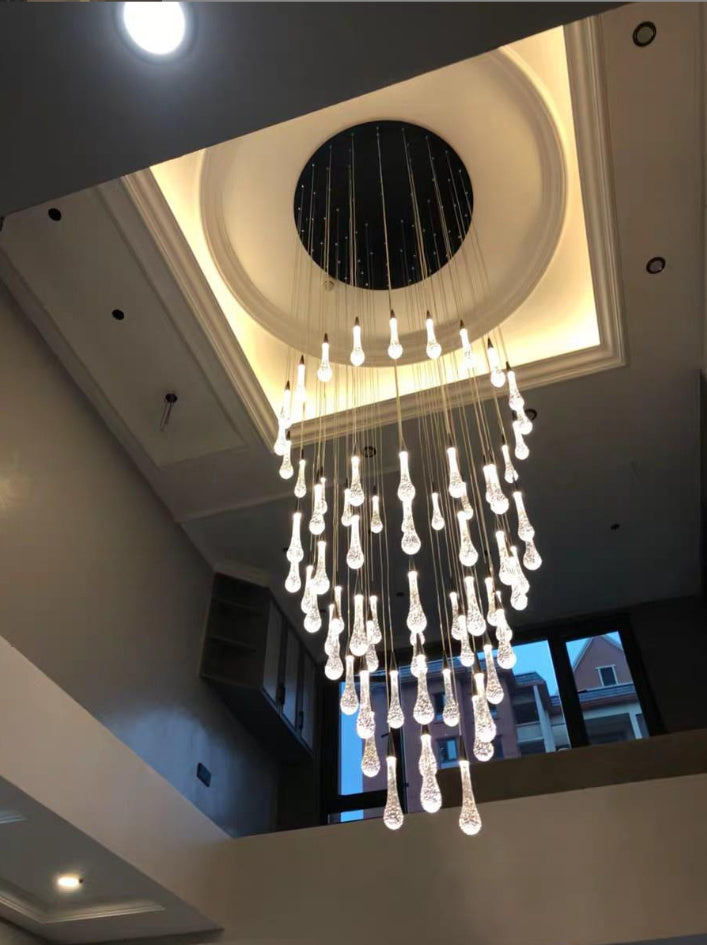 Modern Minimalist Creative Personality Staircase Chandelier