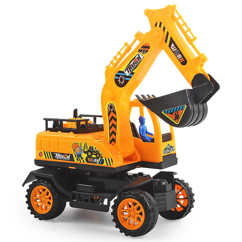 Excavator toy hook inertial engineering vehicle