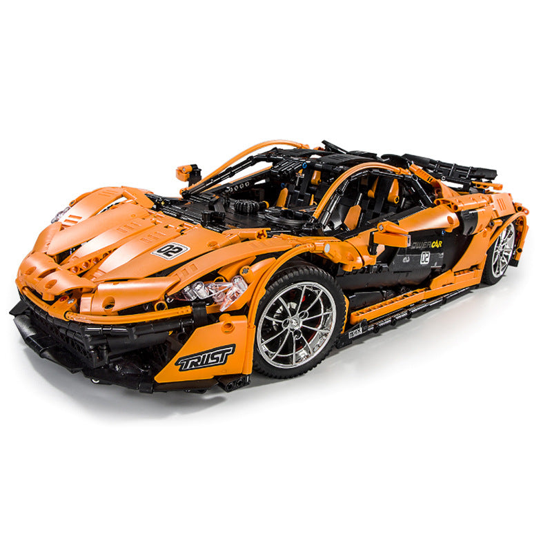 Unit Blocks On Wheels Model Assembled Racing Toy
