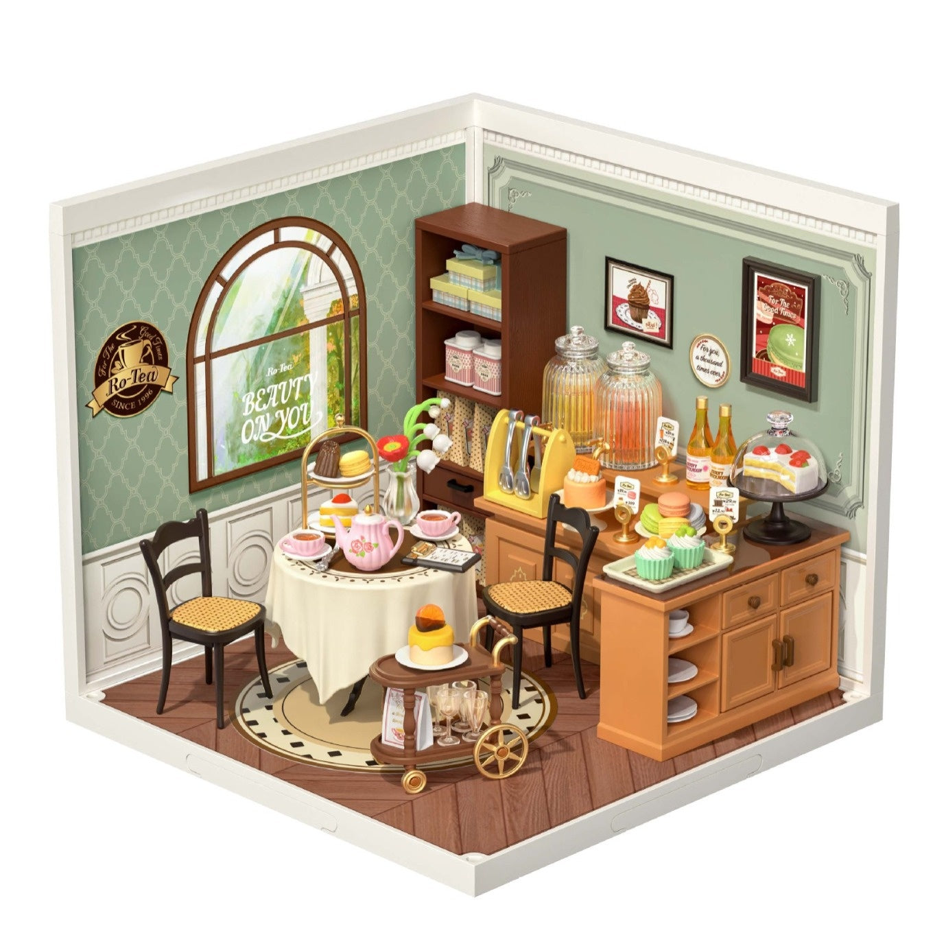 Toy Assembled Model House Christmas Gift Building Blocks