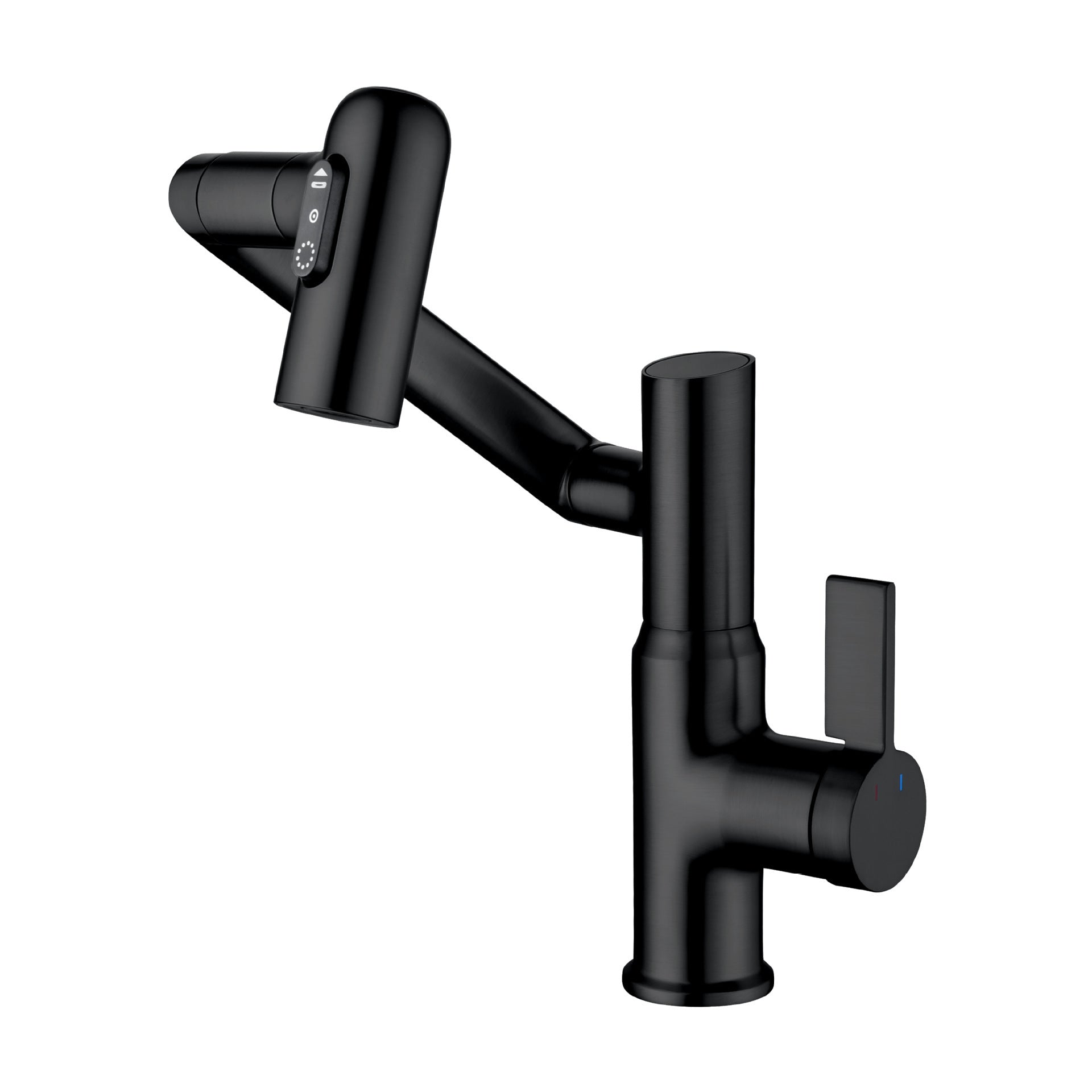 Copper Digital Display Basin Faucet Hot And Cold Bathroom