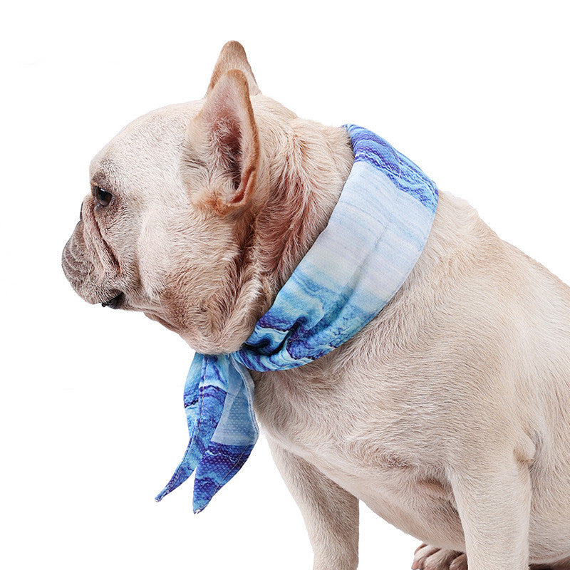 Pet Fashion Cooling Cat Ice Scarf
