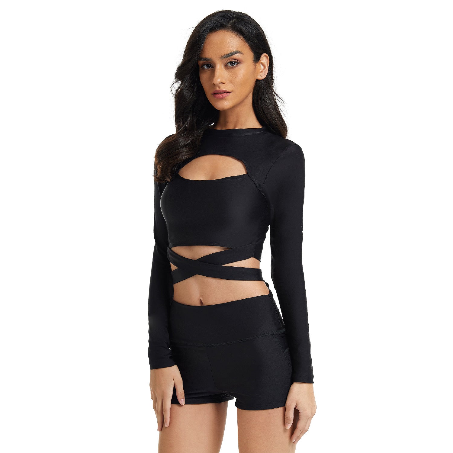 Two-piece Swimsuit Long-sleeved Surfing Suit Sun Protection Wetsuit
