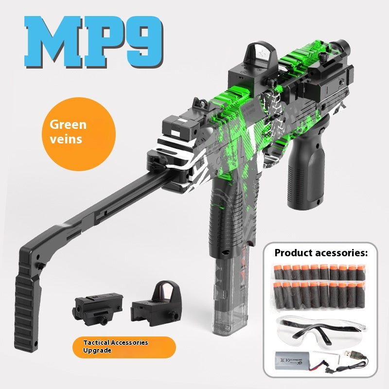 MP9 High-speed Electric Automatic Continuous Delivery Of Left-wheel Submachine Gun