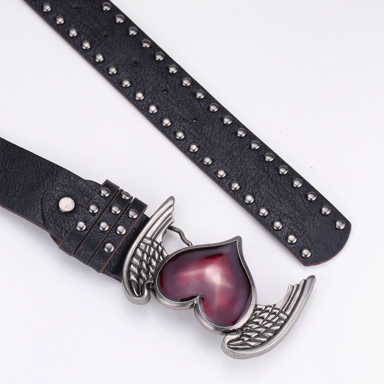 Fashion Personality Heart Wings Belt Ladies