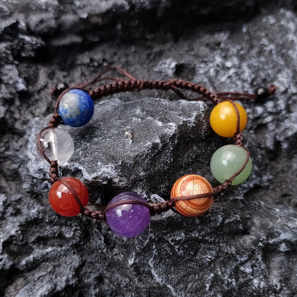 Crystal Agate Jade Colorful Stone Arrow Winding Set