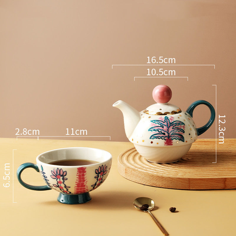 Housewife Teapot Tea Household Cup Set