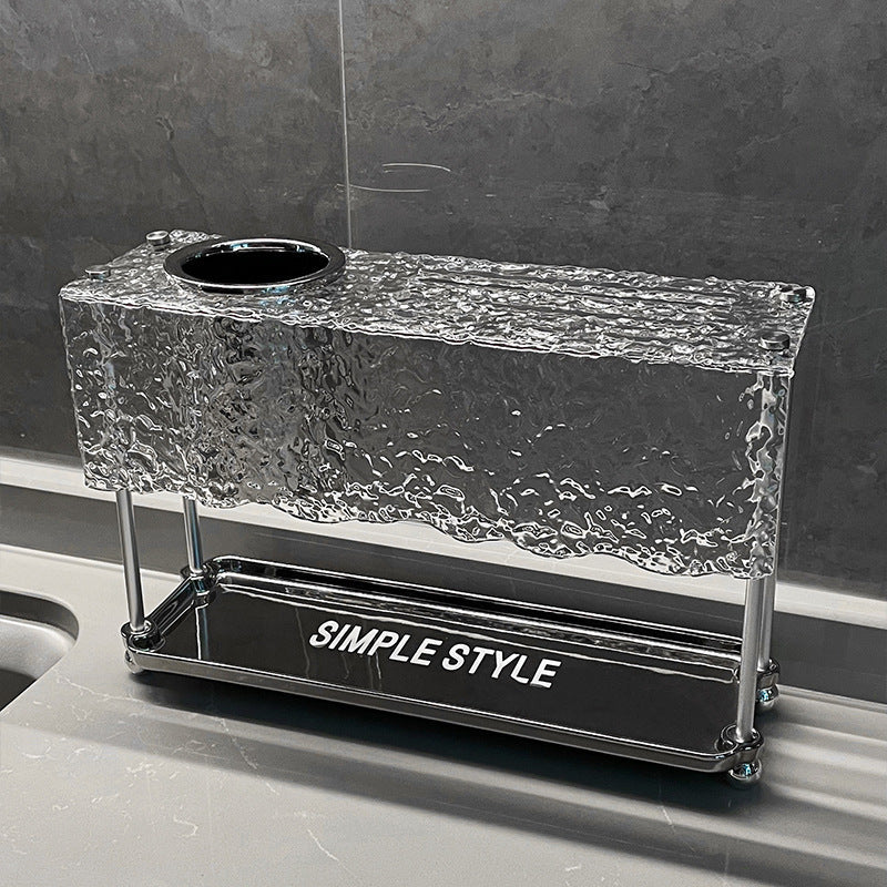 Acrylic Multifunctional Countertop Chopsticks And Knives Storage Rack