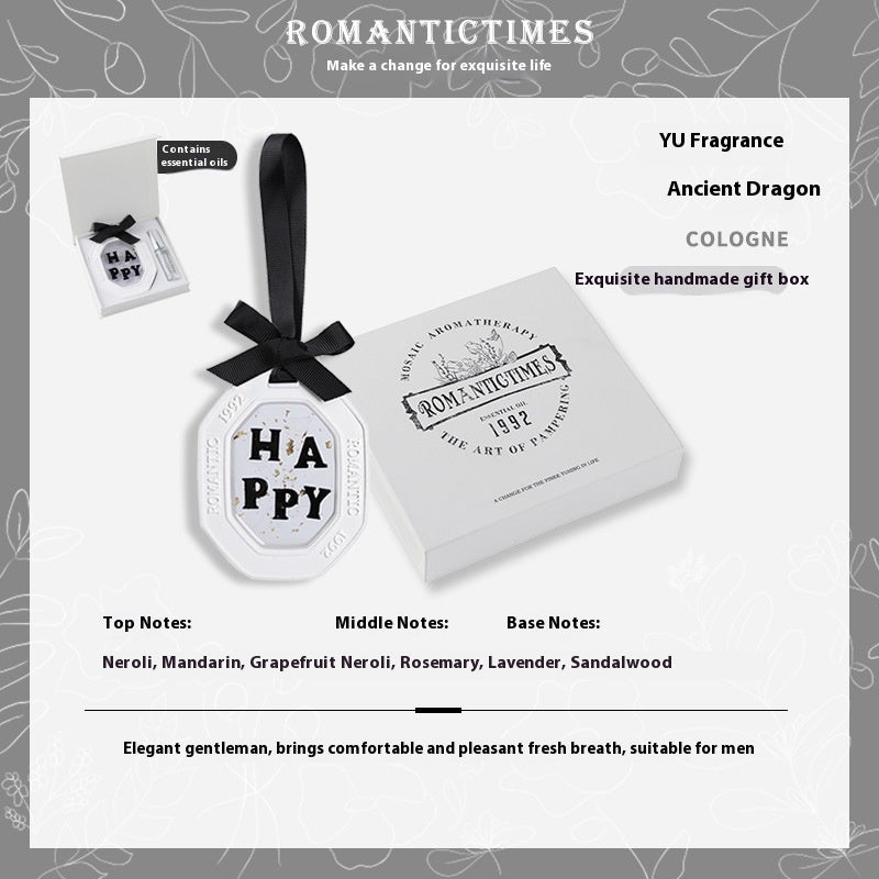 Fashion Personalized Car Aromatherapy Sheet Pendant