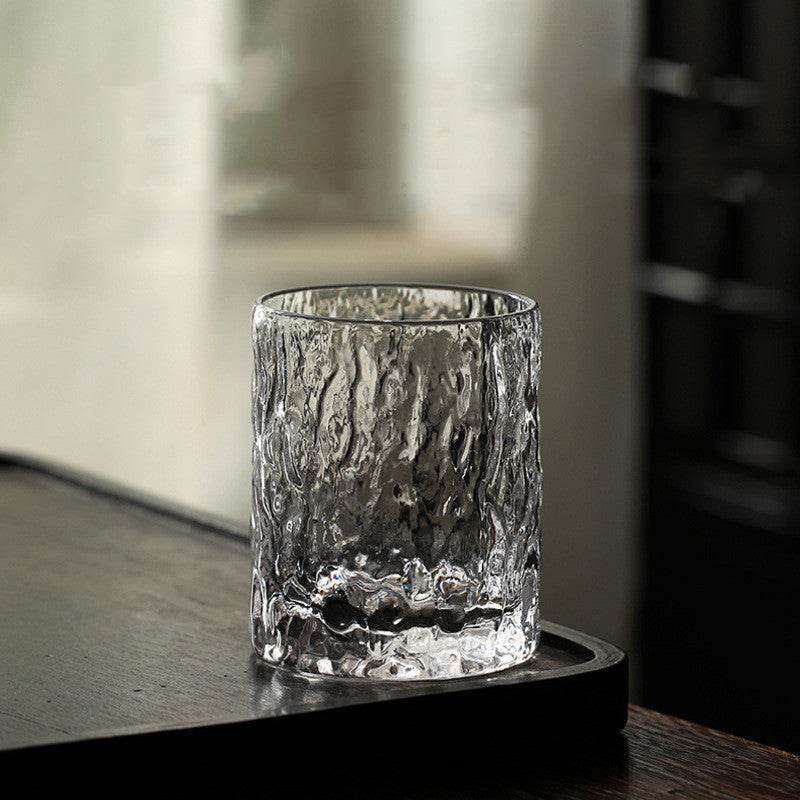 Glass Hammered Japanese Kung Fu Tea Cup