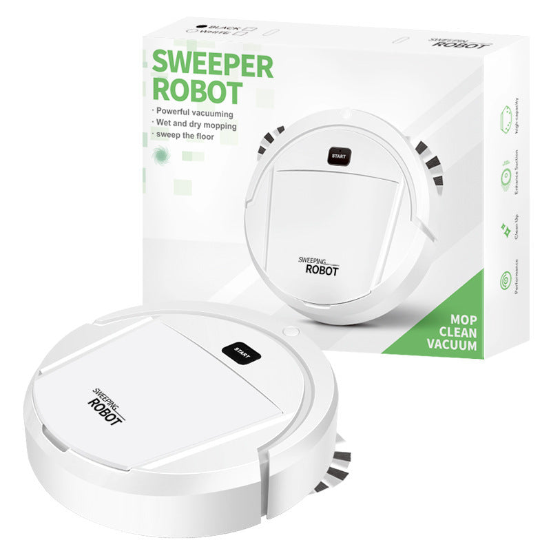 Robot de nettoyage intelligent, aspiration, balayage, lavage intégrés, collecteur de poussière USB