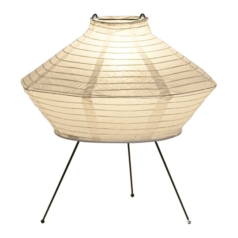 Lampe de table verticale créative en papier de riz de style japonais pour chevet