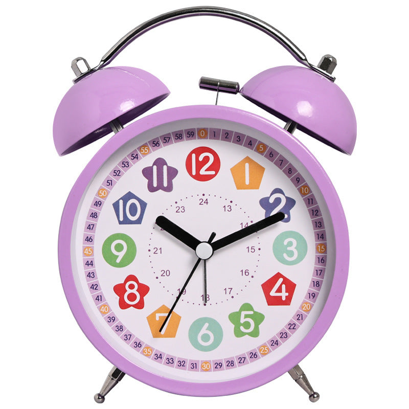 Silent Desktop Creative Cartoon Luminous Alarm Clock